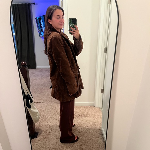 We The Free Chocolate Brown Suede Jacket - Picture 5 of 5